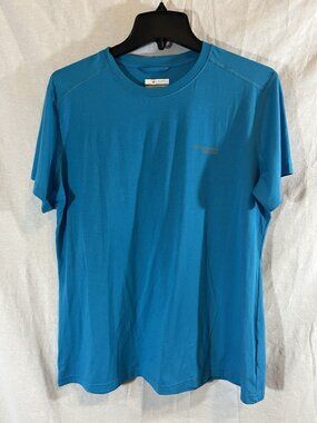 Columbia Women’s XL Blue Omni-wick Montrail Short Sleeve Shirt